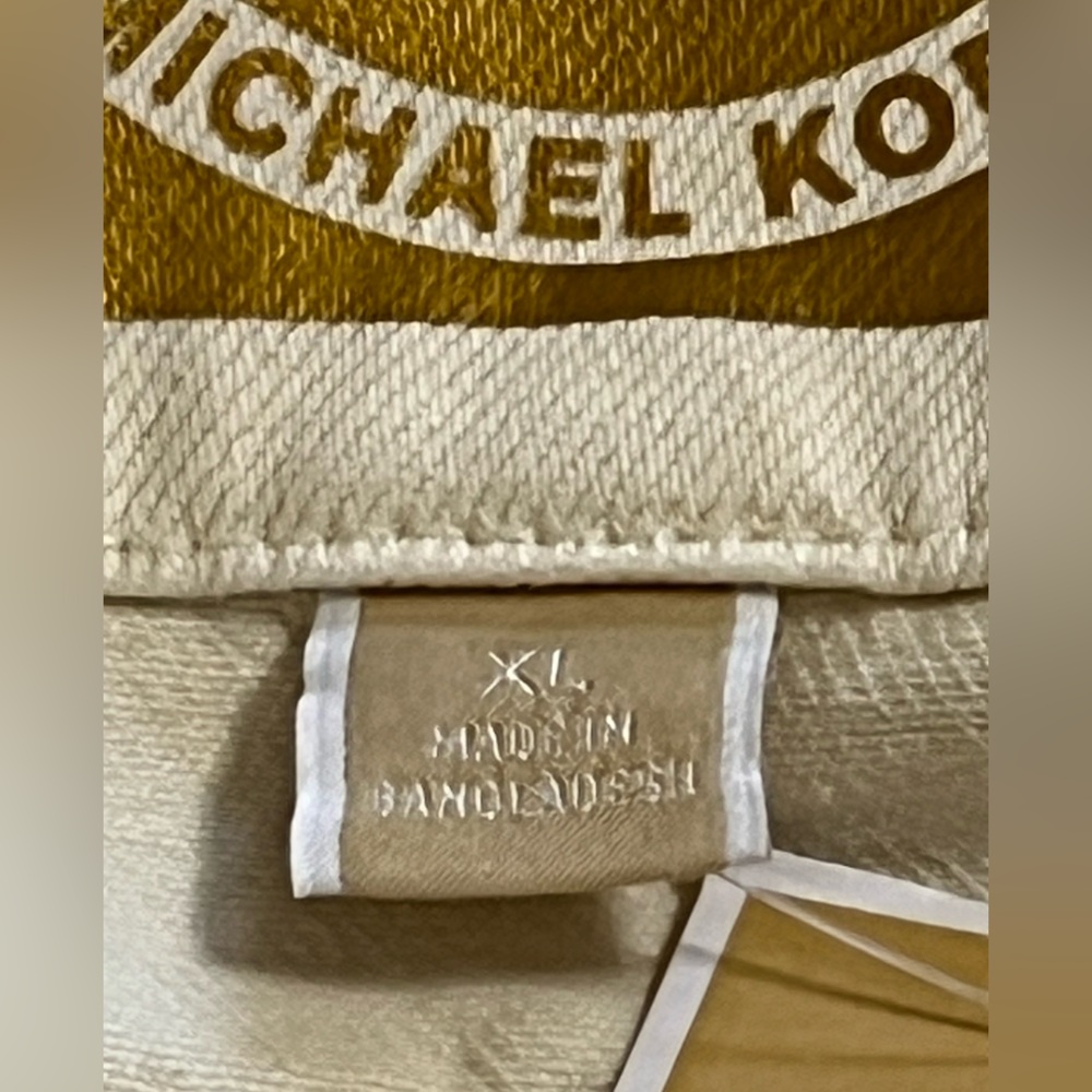Michael Kors Bone Colored Cotton Trench Coat - Picture 5 of 6